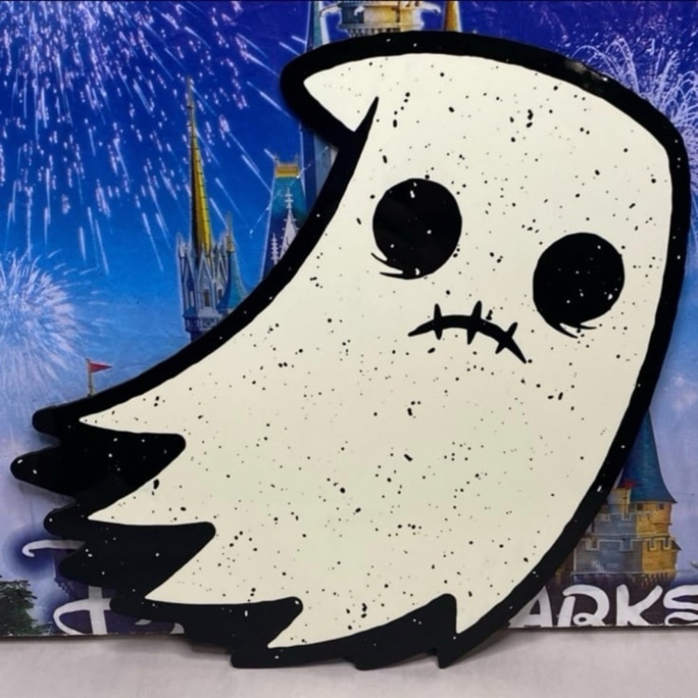 Disney parks Michael Reyes dissatisfied ghost wall art NWT